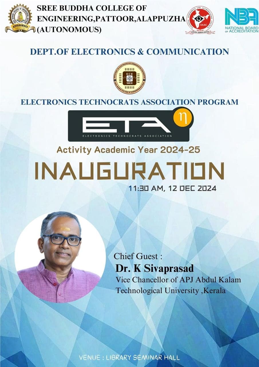 ETA 2024-25 Inauguration
