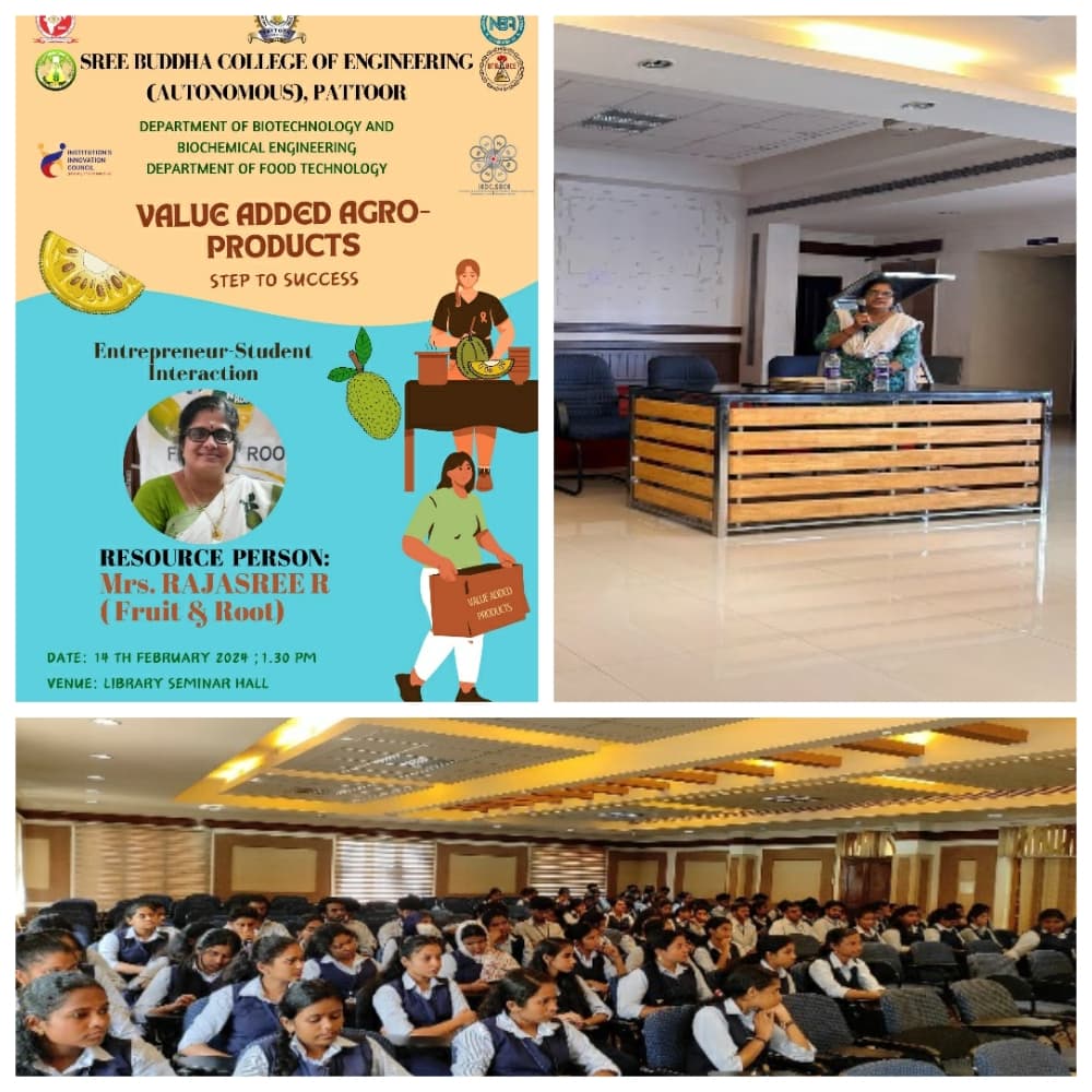 Entrepreneur-Student Interaction with Mrs. Rajasree R.